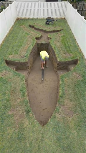 I Built a Giant Shark Shaped Swimming Pool in My Backyard