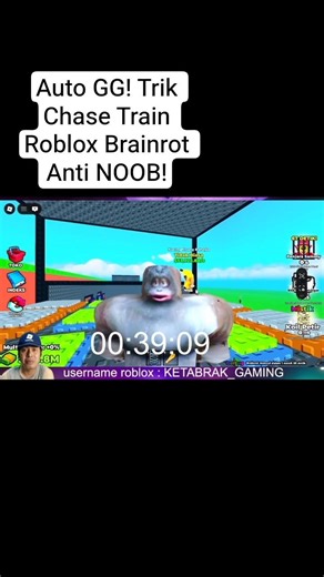 Auto GG! Trik Chase Train Roblox Brainrot Anti NOOB!