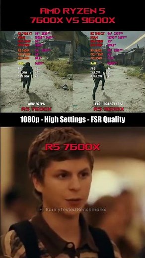 Ryzen 5 7600x VS 9600x – Gaming Benchmark (9 games)