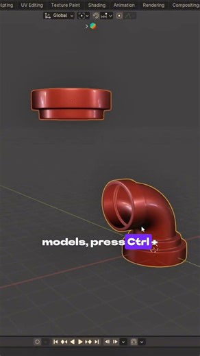 Say goodbye to mesh mayhem! Bridge edge loop in Blender is a total game changer #blendertips