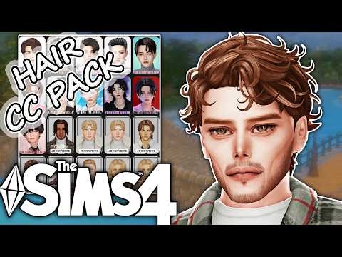 sims 4 maxis match MALE hair cc folder / ALL IN ONE CC PACK The Sims 4