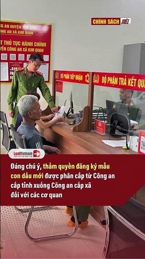 Từ 29/4/2026 Công an cấp xã được phân cấp quản lý con dấu #shorts | LuatVietnam