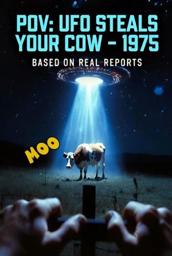 POV: What would you if a UFO Stole Your Cow (1975) #Shorts