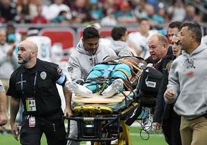 'That Was Scary' – NFL Fans Send Prayers to Grant DuBose As Dolphins WR Gets Carted Off After Brutal Injury