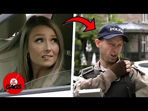 Flirter pour éviter un ticket... | Juste Pour Rire Gags