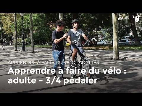 Learn to ride a bike: adult - ¾ pedaling | Cycling