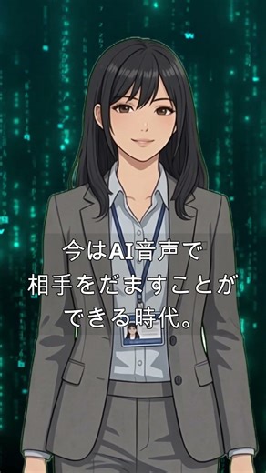 【警告】あなたの声がオレオレ詐欺に使われる？最新AI詐欺の防ぎ方 #ai #防犯 #AI音声詐欺対策 #ディープフェイク #最新技術