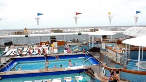 Goofy Pool and Ariel Vision on the Disney Magic