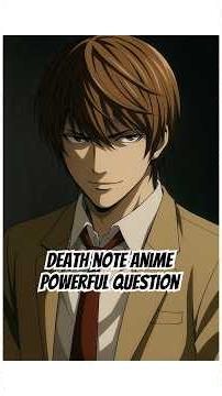 The Dark Philosophy Behind Death Note | Light vs L Explained