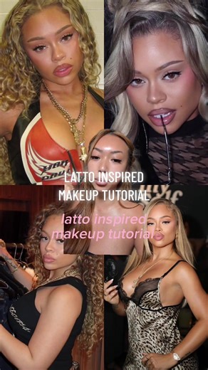 latto inspired makeup tutorial bc her lethal face card won’t leave my minddddd 😭😭😍😩 let me know what you think @rhode skin glazing milk, glazing mist, pocket blush (piggy) @NARS Cosmetics concealer (custard) @NYX Professional Makeup brow pencil (taupe) @Makeup By Mario bronzer (med) @Haus Labs eyeliner @Maybelline NY super stay (250) @Saie dew bronze (spritz) @Huda Beauty concealer (2.1), easy bake (pound cake), color corrector (cherry peach) @Too Faced soft blur (light & med) @ONE SIZE BEAU