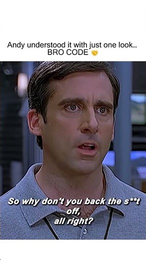 The "Bro Code" is strong with this one. 🤝