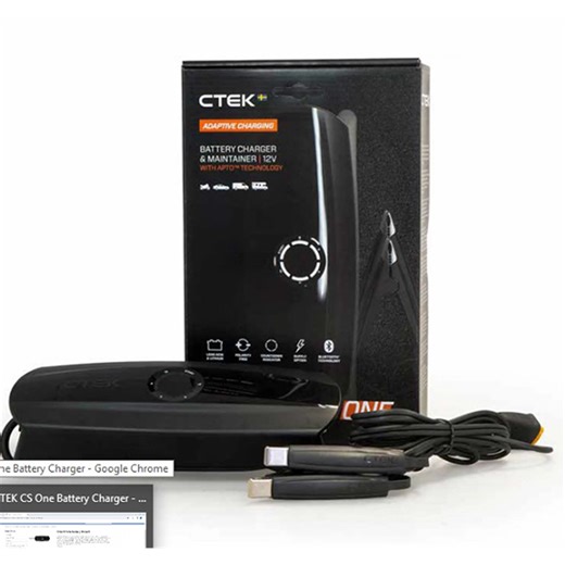 Buy the CTEK 40-333 CS ONE 12V Adaptive Battery Charger and Maintainer ( 40-333 ) online