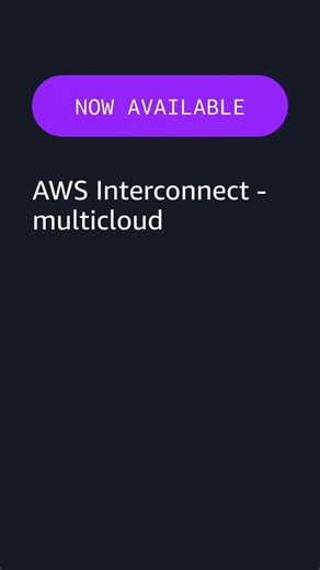 Multicloud connectivity shouldn't take weeks of manual network configurations.AWS Interconnect - multicloud eliminates complexity while provisioning private, encrypted connections between AWS and other clouds providers in a few simple steps.No physical setup. No complex routing. Just a managed connection with dedicated bandwidth you can adjust on demand.We’re taking a step towards a more open cloud environment with open specifications.Ready to simplify your multicloud architecture? Get started w