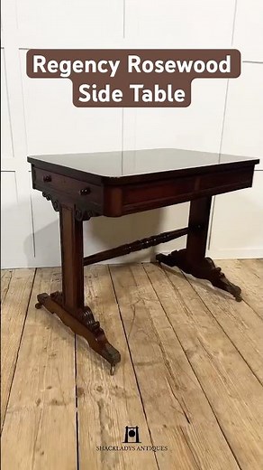 Regency Rosewood Side Table | Timeless 19th-Century Elegance & Craftsmanship