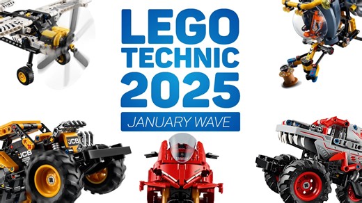 乐高科技系列2025年1月发售新套装大盘点