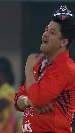 CCL “A23 Moment of the Day” of Kiccha Sudeep's smacking sixer- Karnataka Bulldozers vs Bengal Tigers