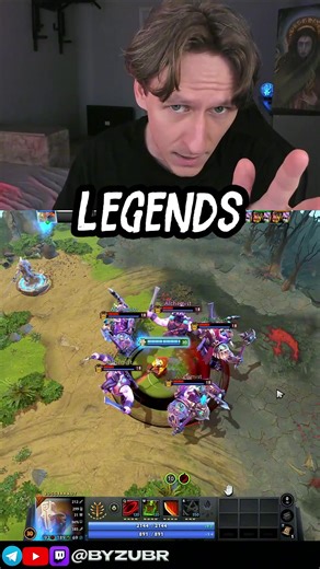The Hardest Dota 2 Combo (LoL Players Can’t Do This) #dota2 #byzubr | dota 2
