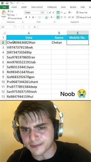 How to Separate Text and Numbers in Excel Automatically | Split Mixed Data in Seconds #excel #tricks
