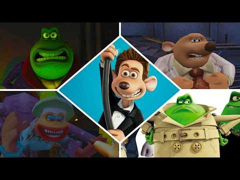 Flushed Away - All Bosses + Cutscenes & Ending (PS2)