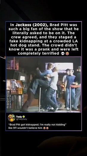 That Time When Brad Pitt Staged A Kidnapping Prank With The Jackass (2002) Team Is Hilarious