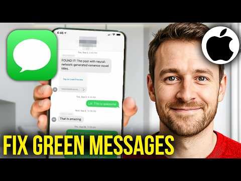 How To Turn Green Messages On iPhone To Blue Messages