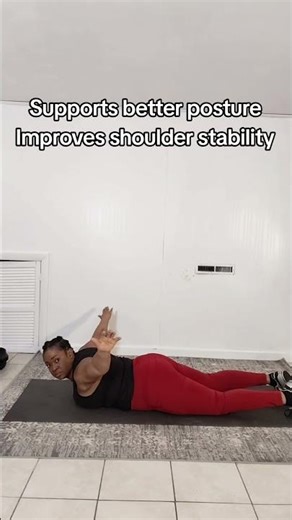 Floor Y Raise | Upper Back & Shoulder Strength Exercise #workoutathome #quickexercise