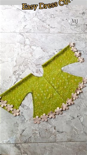 easy dress cutting tutorial for learning beginners || easy sewing for beginners ||