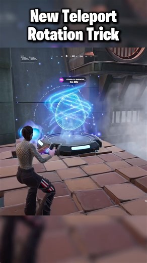 NEW Teleporting Rotation Trick in Fortnite #fortnite #fortniteclips