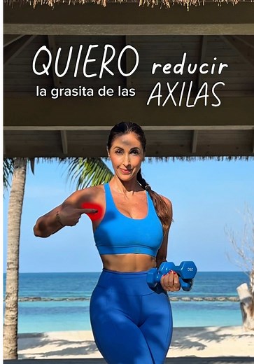 Rutina rápida para eliminar grasa de las axilas