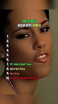 Top 10 Best Alicia Keys Songs!
