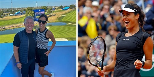 In Pictures: Ana Ivanovic and husband Bastian Schweinsteiger take in the sights in Rome on vacation
