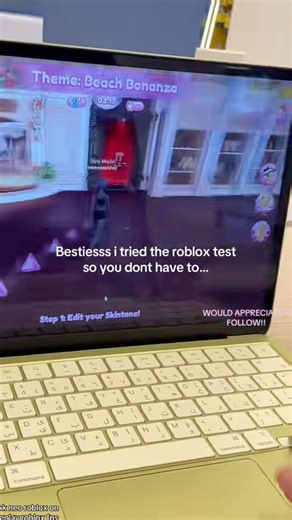 Dress to impress on new MACBOOK NEO? #dti #roblox #dresstoimpress #dti #apple #macbookneo #applepr