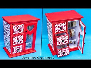 How to make Bangle Stand at home from Waste ShoeBox| DIY Jewellery Organizer