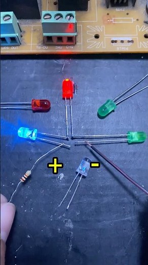 3mm & 5mm LEDs Different colours #viralshort #ledlights