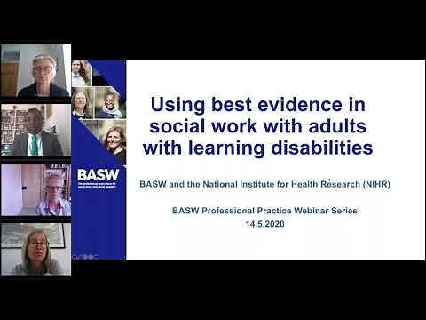 Using Best Evidence in Social Work with Adults with Learning Disability Webinar