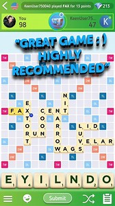 "Better than Words with Friends, deleting that game now!" –Lauran W. | Scrabble GO | Facebook