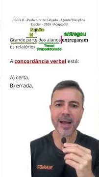 Português para concurso #gramatica #portuguesparaconcursos #português #concursopublico