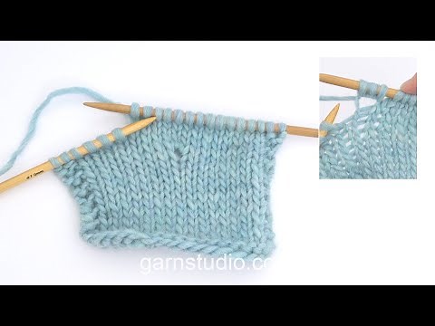 How to knit 1 – purl 1 – knit 1 in the same stitch