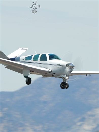 Beech V35B Bonanza Landing at Van Nuys Airport
