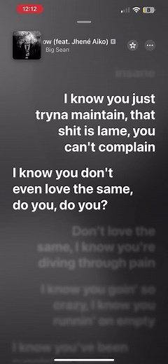 Big Sean & Jhené Aiko - 'I Know' Lyrics Video