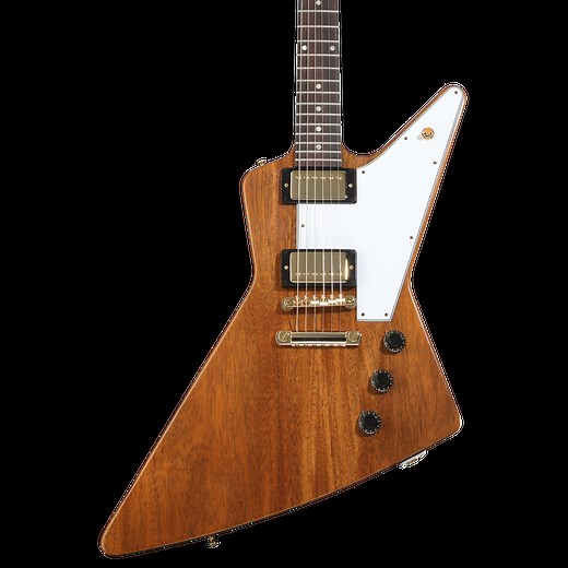 Gibson Custom 1958 Mahogany Explorer Reissue Electric Guitar - Antique Natural, VOS