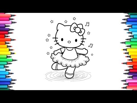 #HOW TO COLOR IN CUTE KITTY 😻EASY WAY OF COLORING & PAINTING MADE FOR KIDS & TOLDERS GUIDE FOR KIDS