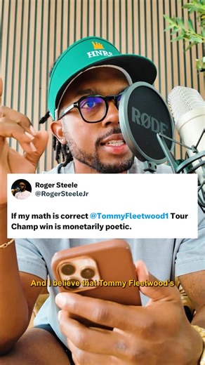 Roger Steele on Instagram: "If the math is not off… it’s mathin. The @officialtommyfleetwood redemption check is epic."