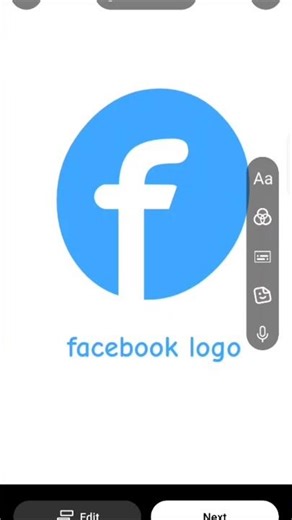 Facebook logo tutorial #shorts #viral
