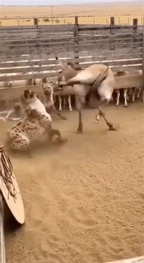 Amazing Weapons of Animal:Donkey vs Hyenas!FarmGuard.🚀 #donkey #hyena #animals