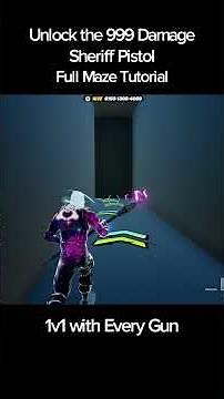 FULL MAZE TUTORIAL in 1v1 with Every Gun 😅😤