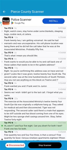 Scanner audio from the homicide near South 12th/I street this morning. Victim was in a sleeping bag and under blanket near the Ministry. Pierce county scanner app | Tacompton Files