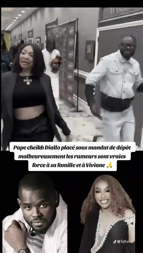 Pape cheikh Diallo placé sous mandat de dépôt, Viviane inconsolable face à cette nouvelle #affairepapecheikhdiallo #mandatdedepot #vivianechididofficiel #homosexualesenegal #senegalaise_tik_tok