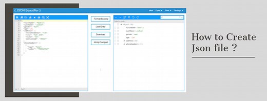 How to create a JSON file? - Learning Container