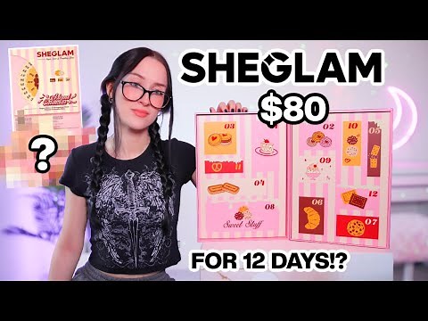 SHEIN Advent Calendar!? UNBOXING & TESTING THE SHEGLAM ADVENT CALENDAR 2025...